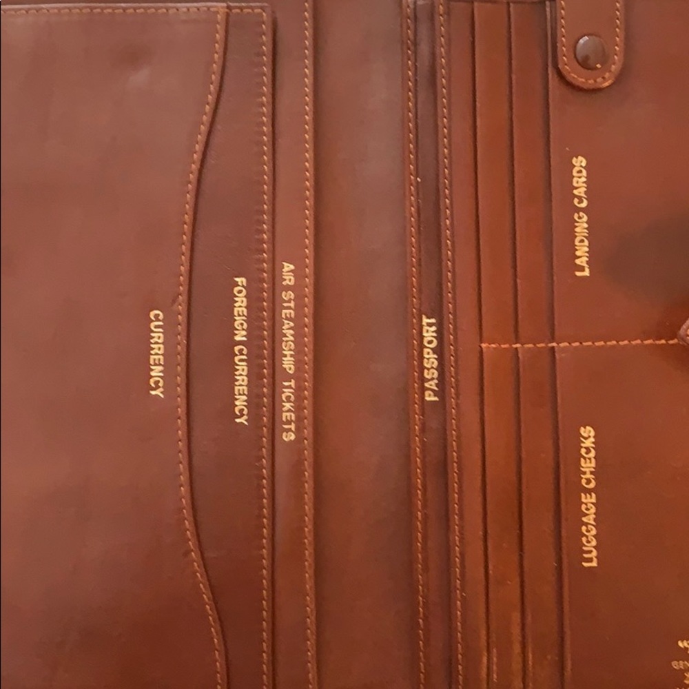 Leather Travel Portfolio 100 Made In Italy. Gem